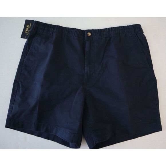 Polo Ralph Lauren Men Sz XL Blue Classic Fit 6" Stretch Chino Prepster Shorts - Picture 1 of 8